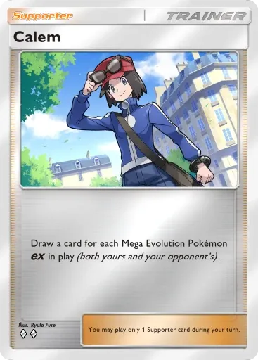 Calem card art (Deluxe Pack: Mega)