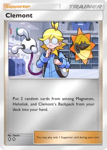 Clemont card art (Deluxe Pack: Mega)