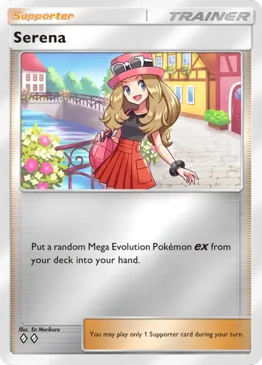 Serena card art (Deluxe Pack: Mega)