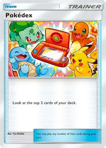 Pokédex card art (Promo-A)