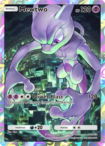 Mewtwo card art (Promo-A)