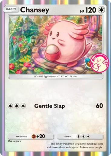 Chansey card art (Promo-A)