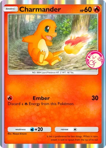 Charmander card art (Promo-A)