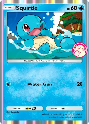 Squirtle card art (Promo-A)