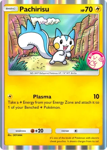 Pachirisu card art (Promo-A)