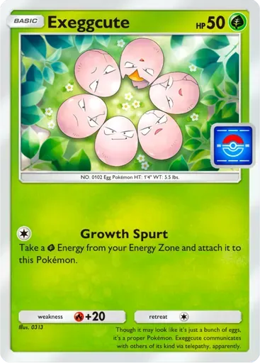 Exeggcute card art (Promo-A)