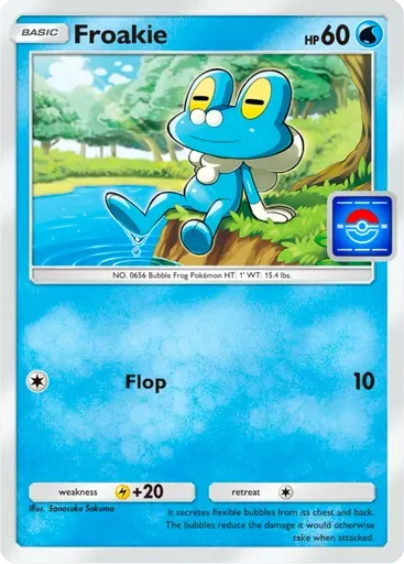 Froakie card art (Promo-A)