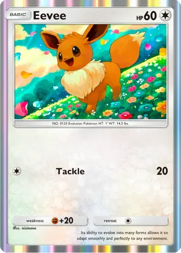 Eevee card art (Promo-A)
