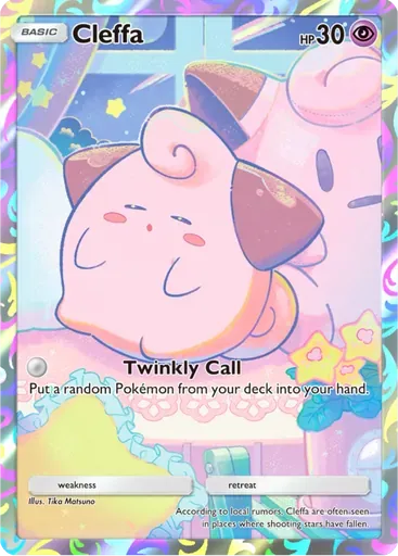 Cleffa card art (Promo-A)