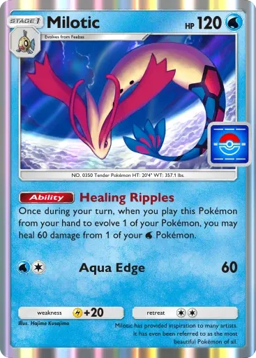 Milotic card art (Promo-A)