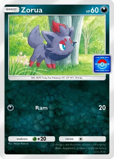 Zorua card art (Promo-A)
