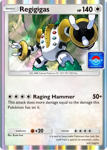 Regigigas card art (Promo-A)