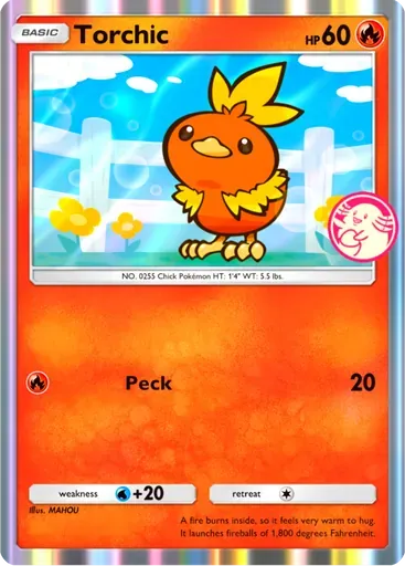 Torchic card art (Promo-B)