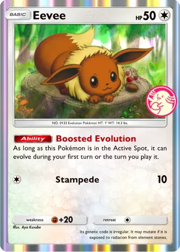 Eevee card art (Promo-B)