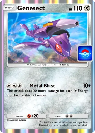 Genesect card art (Promo-B)