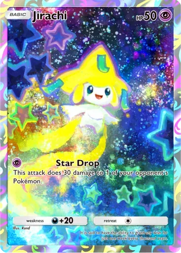 Jirachi card art (Promo-B)
