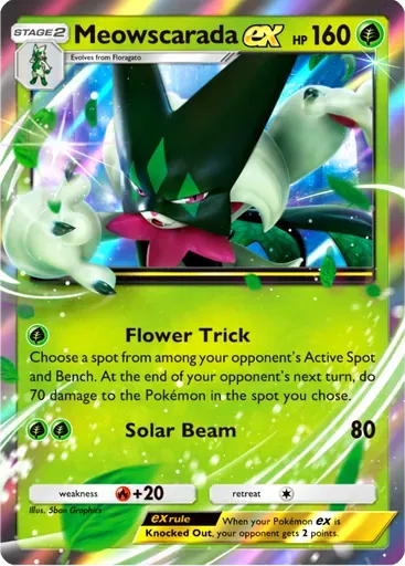 Meowscarada ex card art (Promo-B)