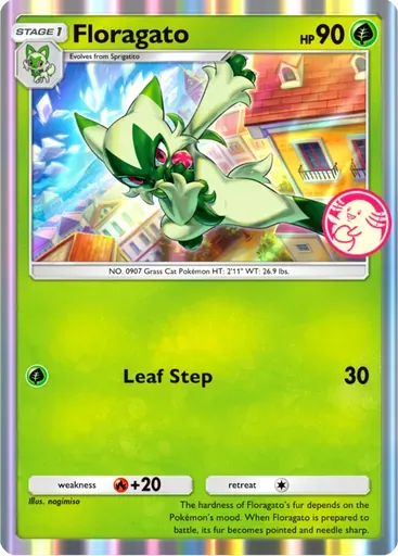 Floragato card art (Promo-B)