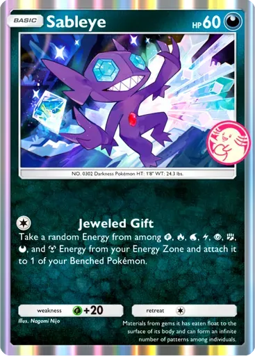 Sableye card art (Promo-B)