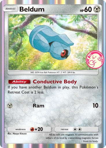 Beldum card art (Promo-B)