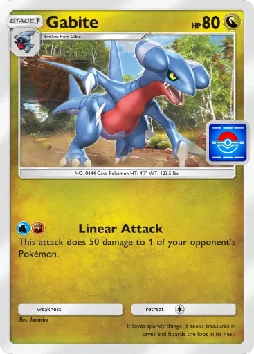Gabite card art (Promo-B)