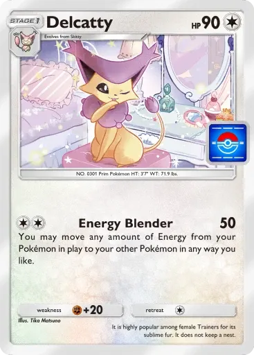 Delcatty card art (Promo-B)